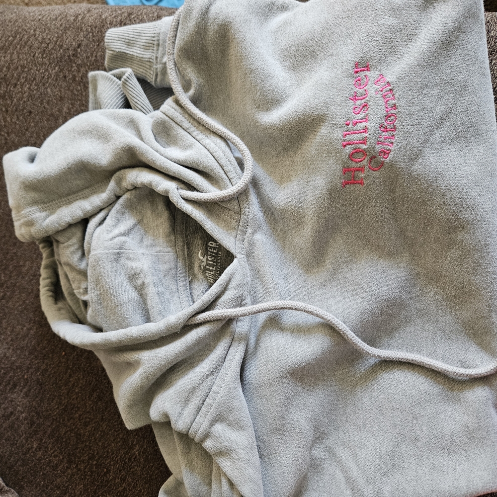 Hollister Womens Gray Sweatshirt